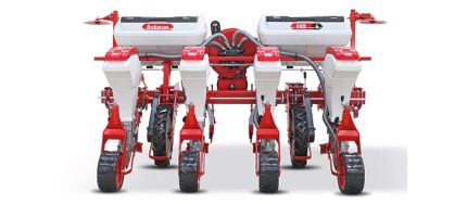 Сівалка пневматична точного висіву для просапних культур HVM-4 (анкерна, з внесенням добрив, 4 рядка, навісна)